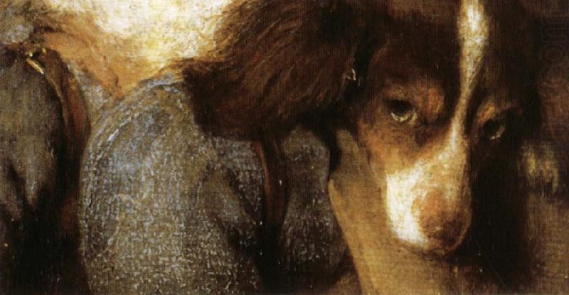 A Boy Caching Fleas on His Dog, Gerard Ter Borch